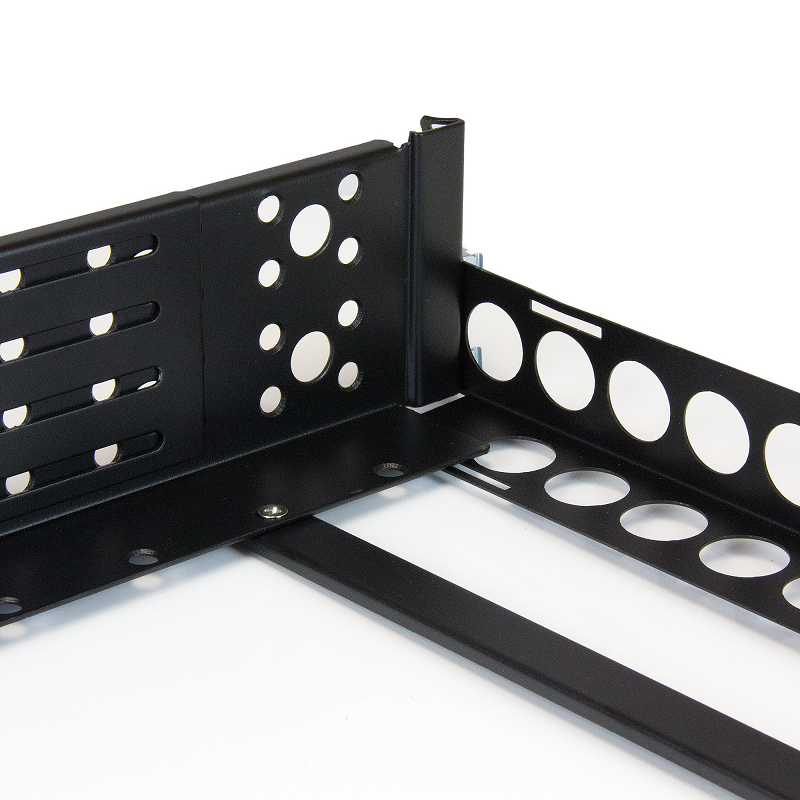 StarTech UNIRAILS2U 2U Fixed 19 inch Adjustable Depth Universal Server Rack Rails