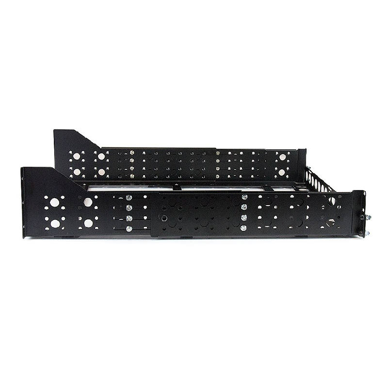 StarTech UNIRAILS3U 3U Fixed 19 inch Adjustable Depth Universal Server Rack Rails