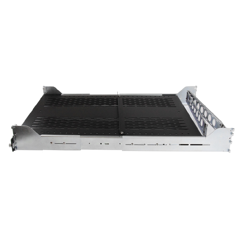 StarTech UNISLDSHF192 2U Vented Sliding Rack Shelf w/ Cable Management Arm - 22.7kg