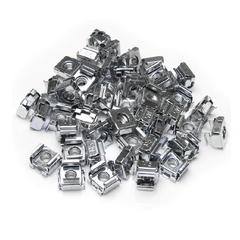 StarTech CABCAGENUTS 50pk M5 Cage Nuts for Server Rack Cabinets