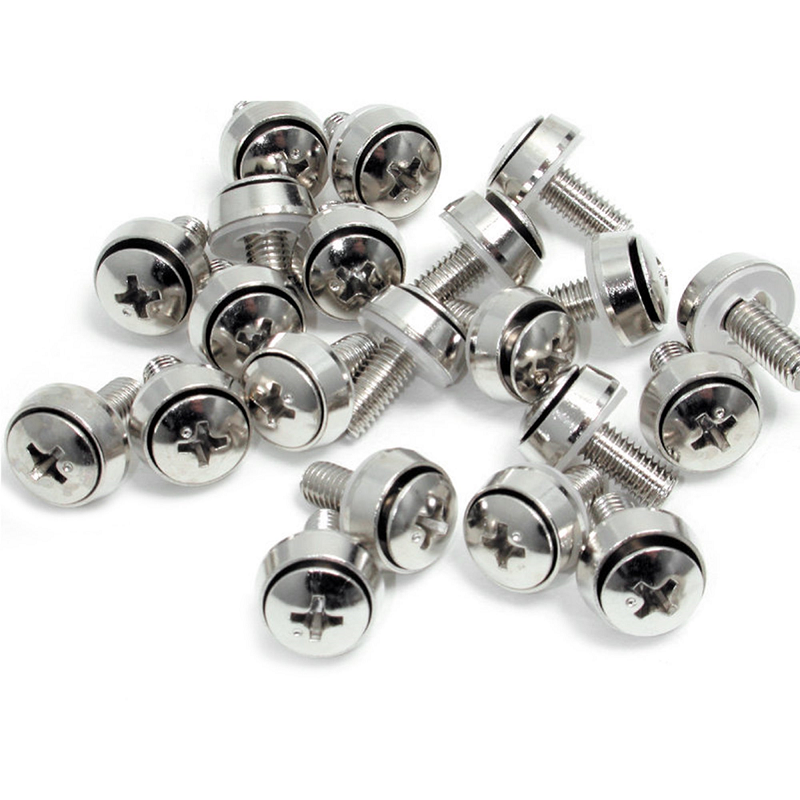 StarTech CABSCREWSM6 50pk M6 Mounting Screws for Server Rack Cabinet