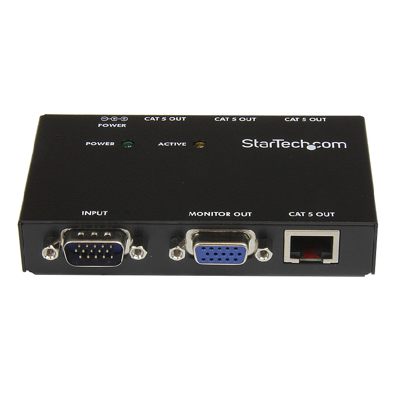 StarTech ST1214T 4 Port VGA Over CAT5 Video Extender - 450ft (150m)
