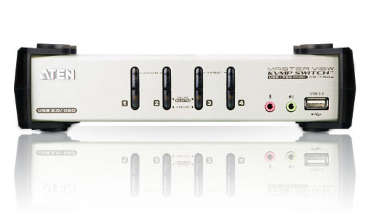 Aten 4-Port USB 2.0 KVMP Switch with OSD