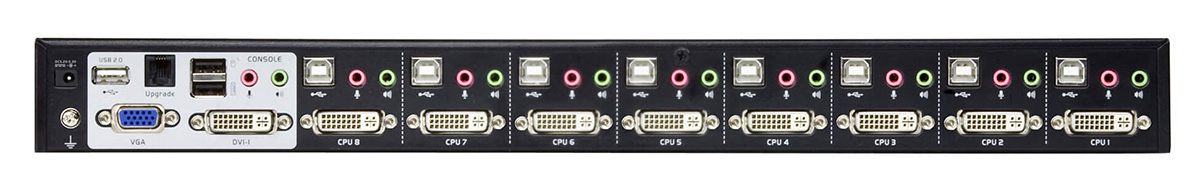 Aten 8-Port USB DVI Dual-Link KVM Switch,Audio