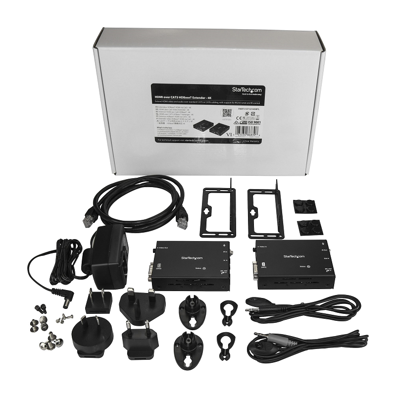 StarTech ST121HDBTL HDMI over CAT5e Extender with IR and Serial - HDBaseT Extender - 4K