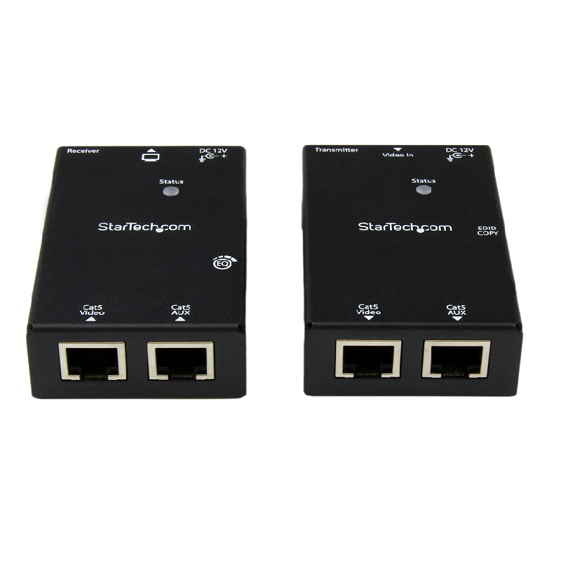 StarTech ST121SHD50 HDMI Over CAT5e/CAT6 Extender with Power Over Cable - 165 ft (50m)