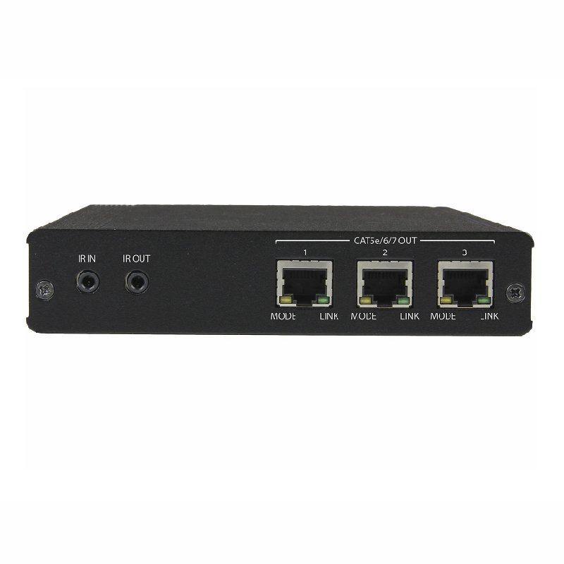 StarTech ST124HDBT 3-Port HDBaseT Extender Kit w/3 Receivers 1x3 HDMI over CAT5e Splitter