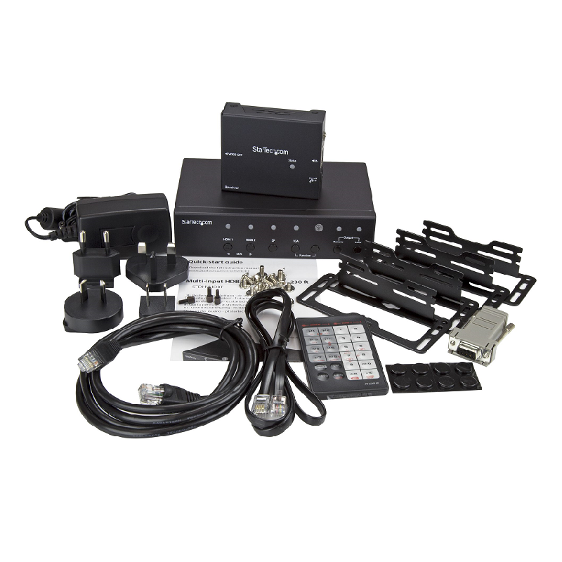 StarTech STDHVHDBT Multi-Input HDBaseT Extender w/Built-in Switch