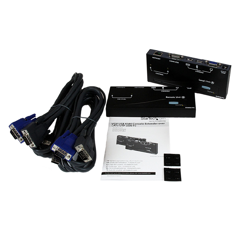 StarTech SV565UTPUGB USB VGA Console Extender over CAT5 UTP (500 ft)