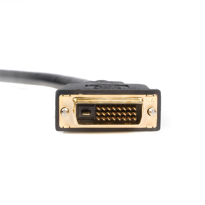 StarTech DVISPL1DH 1 ft DVI-D to DVI-D & HDMI Splitter Cable - M/F