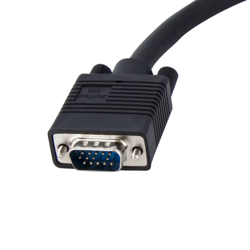 StarTech VGABNCMF1 1 ft Coax HD15 VGA to 5 BNC RGBHV Monitor Cable - M/F