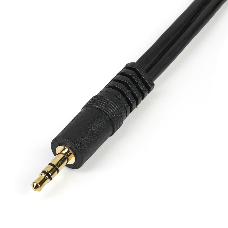 StarTech MUY1MFF 6in Stereo Splitter Cable - 3.5mm Male to 2x 3.5mm Female