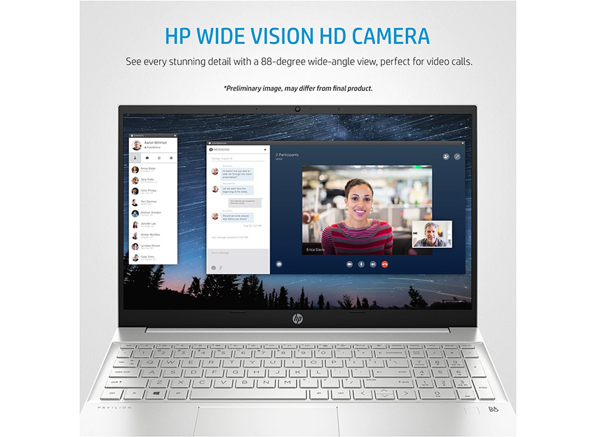 HP 2U7K8EA Pavilion 15.6in Laptop - AMD Ryzen 3