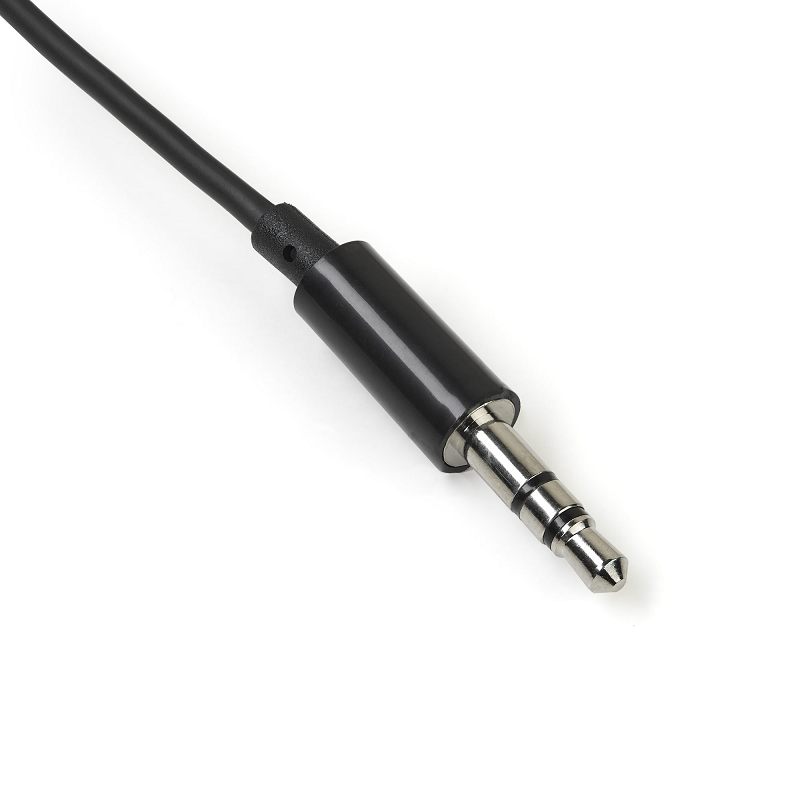 StarTech MUY1MFFADP Black Slim Mini Jack Headphone Splitter Cable Adapter 3.5mm-2x3.5mm
