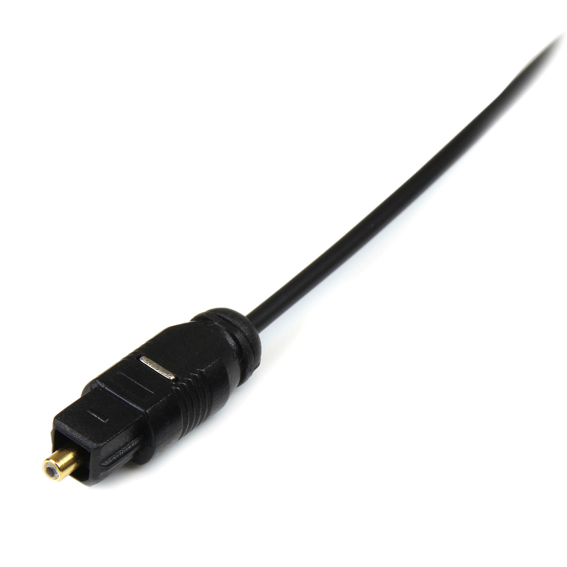 StarTech THINTOS15 15 ft Thin Toslink Digital Optical SPDIF Audio Cable