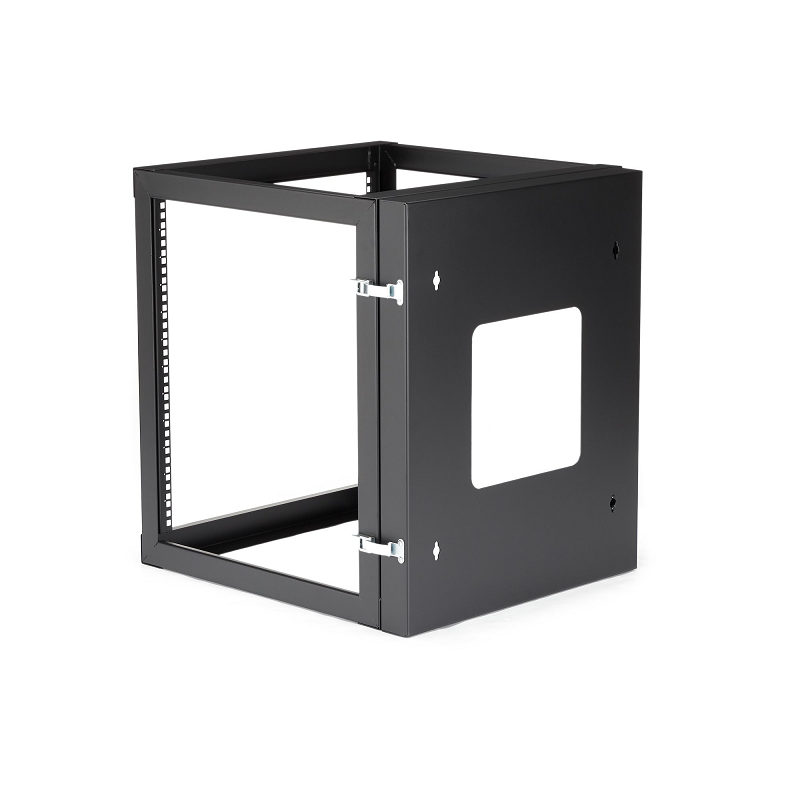 StarTech RK1219WALLOH 12U Hinged Open Frame Wall-Mount Server Rack - 22 in. Deep