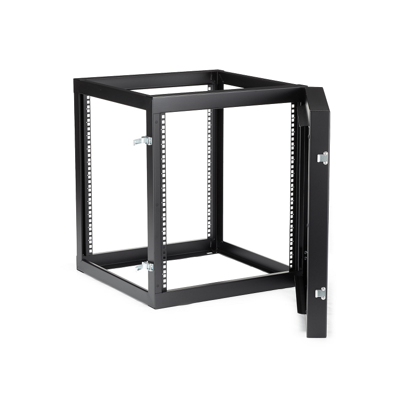 StarTech RK1219WALLOH 12U Hinged Open Frame Wall-Mount Server Rack - 22 in. Deep
