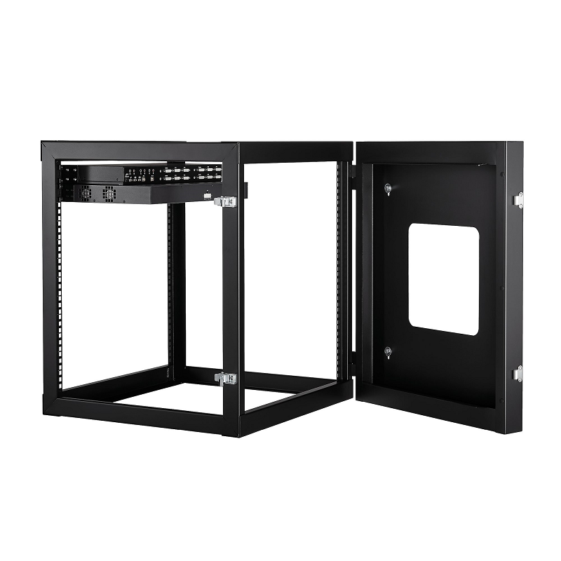 StarTech RK1219WALLOH 12U Hinged Open Frame Wall-Mount Server Rack - 22 in. Deep