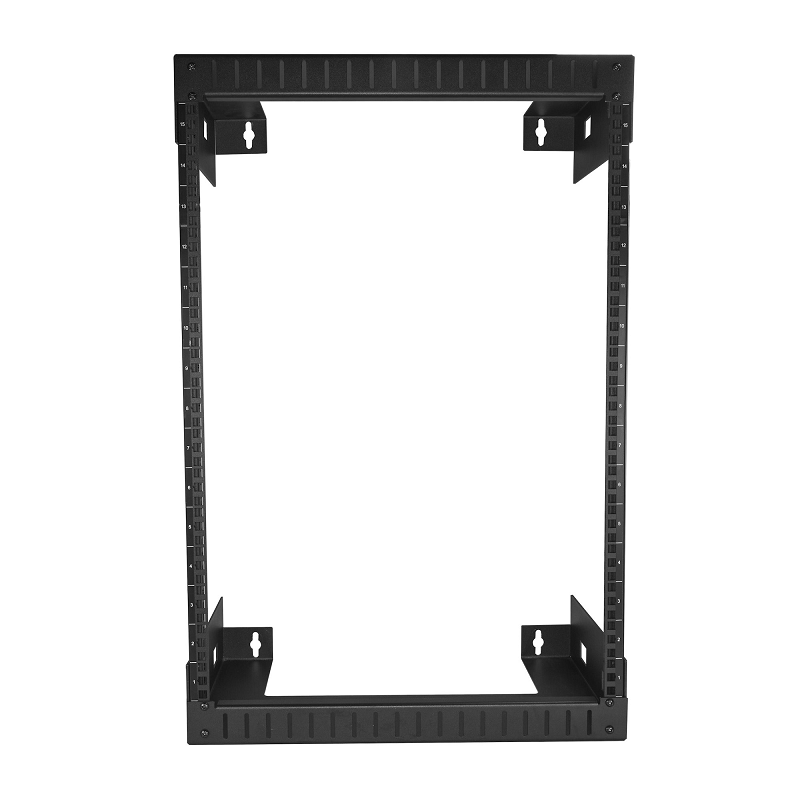 StarTech RK15WALLO 15U 19 inch Wall Mount Network Rack - 12 inch Deep 2 Post Open Frame Rack