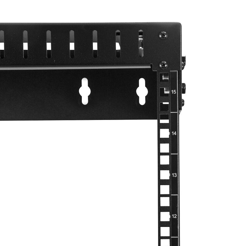 StarTech RK15WALLOA 15U 19 inch Wall Mount Network Rack - Adjustable Depth 12-20 inch 2 Post Rack
