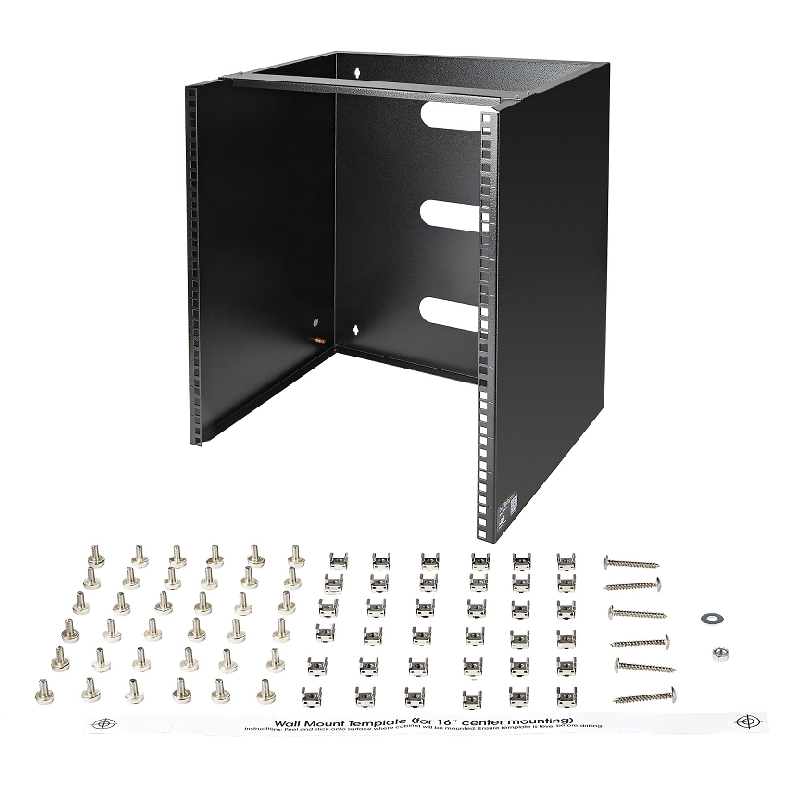 StarTech WALLMNT12 12U Wall Mount Network Rack - 14 Inch Deep (Low Profile) 57kg Capacity