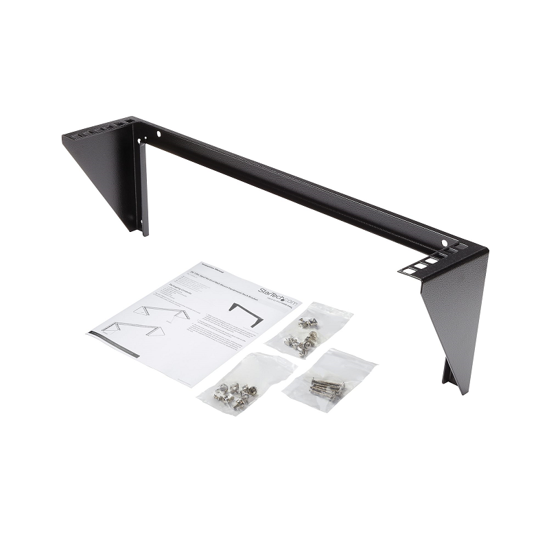 StarTech RK219WALLV 2U 19in Steel Vertical Wall Mount Equipment Rack Bracket