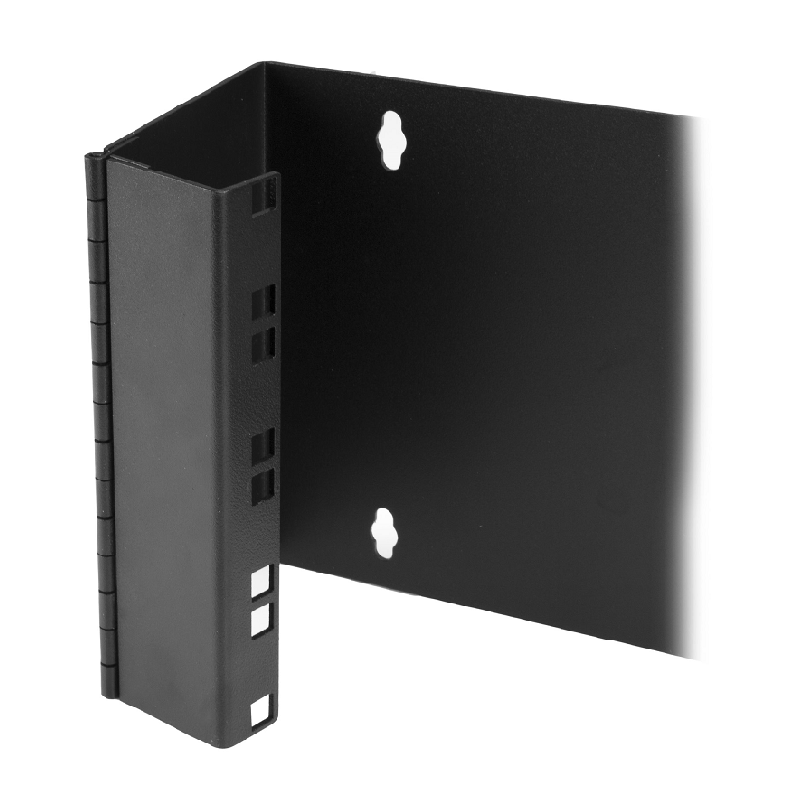 StarTech WALLMOUNTH4 4U 19in Hinged Wall Mounting Bracket for Patch Panels