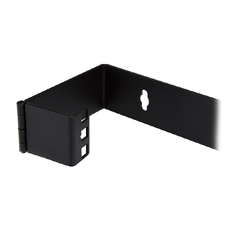 StarTech WALLMOUNTH1 1U 19in Hinged Wall Mounting Bracket for Patch Panels