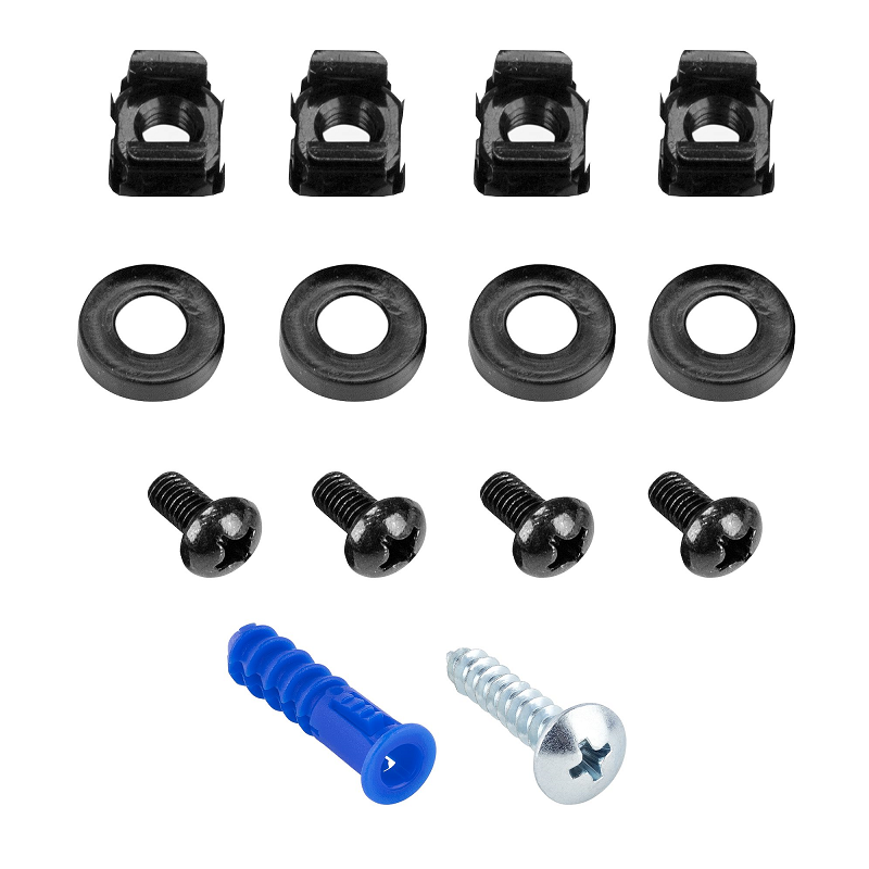 StarTech WALLMOUNTH1 1U 19in Hinged Wall Mounting Bracket for Patch Panels