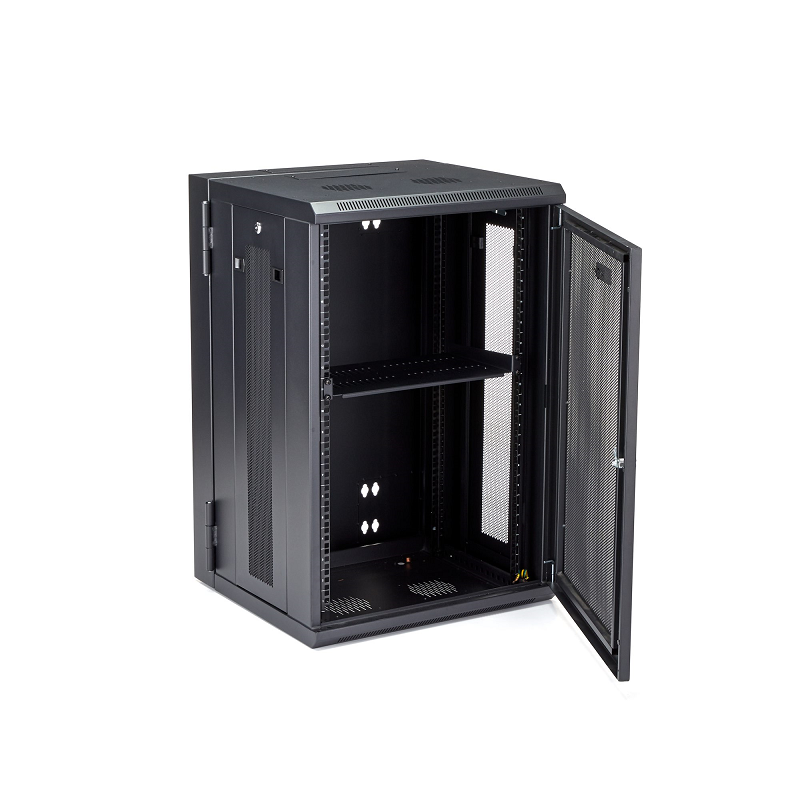 StarTech RK1820WALHM 18U 19 inch Wall Mount Network Cabinet w/Shelf & Flexible Side Panels