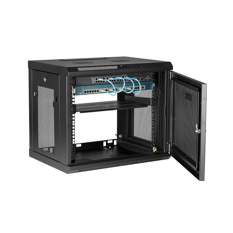 StarTech RK9WALM 2 Post 9U 19 inch Wall Mount Network Cabinet - Adjustable Depth 6-15 inch