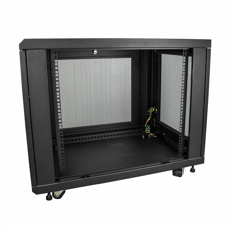 StarTech RK1233BKM 12U Server Rack Cabinet - 4-Post Adjustable Depth