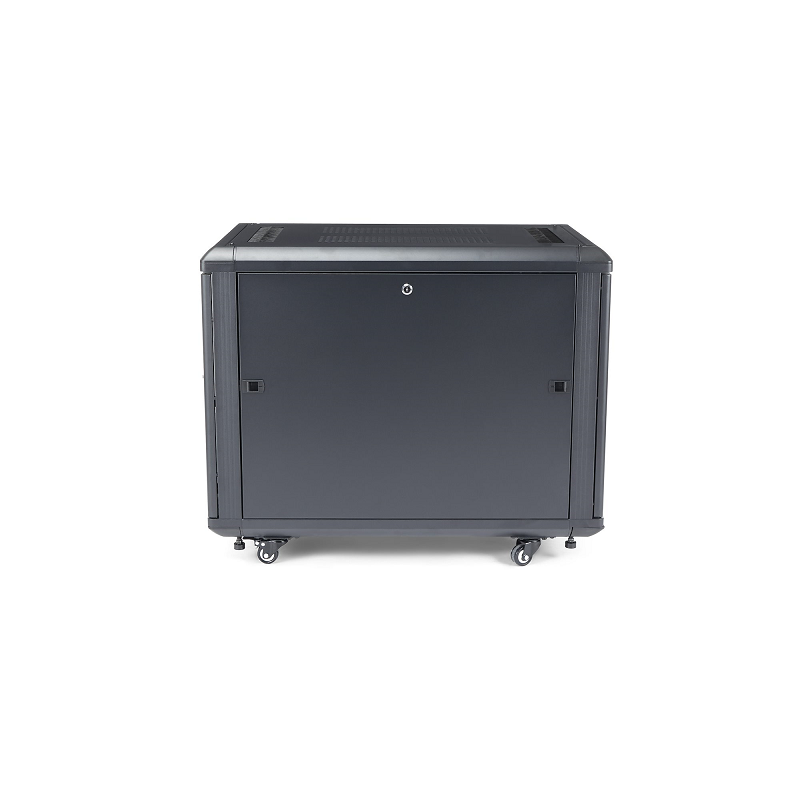 StarTech RK1236BKF 12U Knock-Down Server Rack Cabinet with Casters - 29 in. Deep