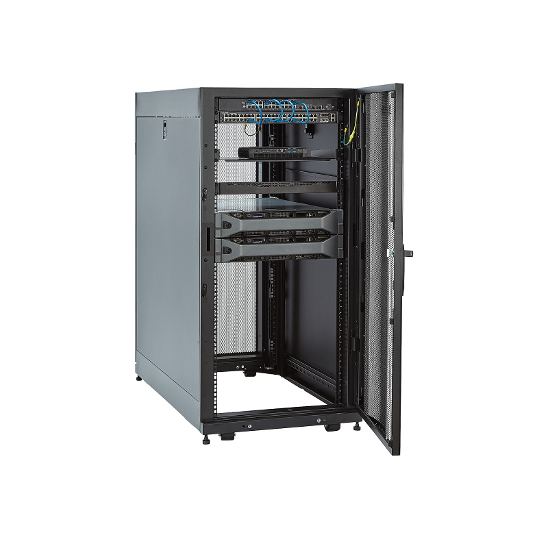 StarTech RK2537BKM 25U Server Rack Cabinet - 4 Post Adj. Depth 7-35 inch Vented Enclosure