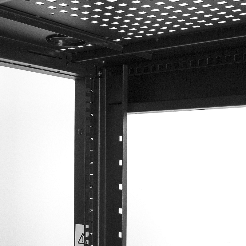 StarTech RK2537BKM 25U Server Rack Cabinet - 4 Post Adj. Depth 7-35 inch Vented Enclosure
