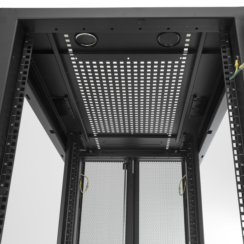 StarTech RK2537BKM 25U Server Rack Cabinet - 4 Post Adj. Depth 7-35 inch Vented Enclosure