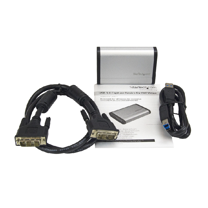 StarTech USB32DVCAPRO USB 3.0 Capture Device for High-Performance DVI Video - Aluminum