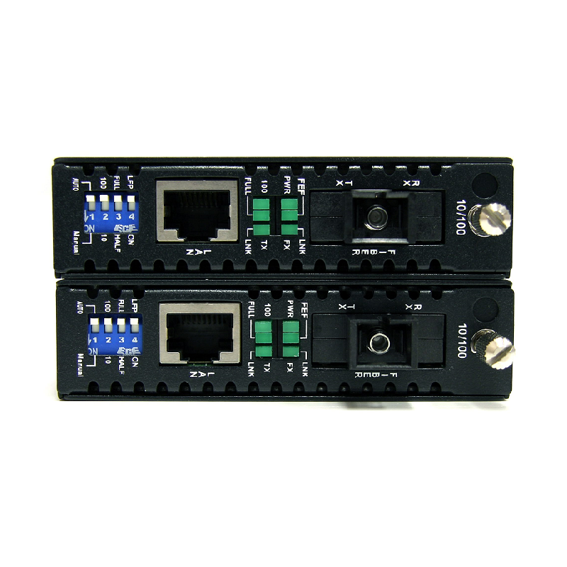 StarTech ET90110WDM2 10/100 Mbps Ethernet SM WDM Fiber Media Converter Kit SC 20km