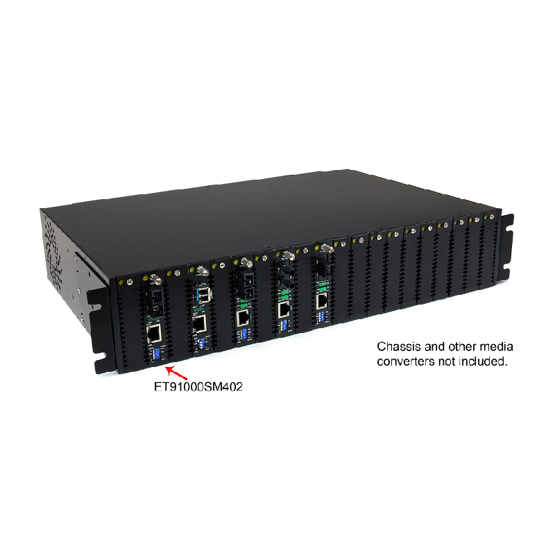 StarTech ET91000SM402 GbE Single Mode Fiber Media Converter SC 40 km - 1000 Mbps