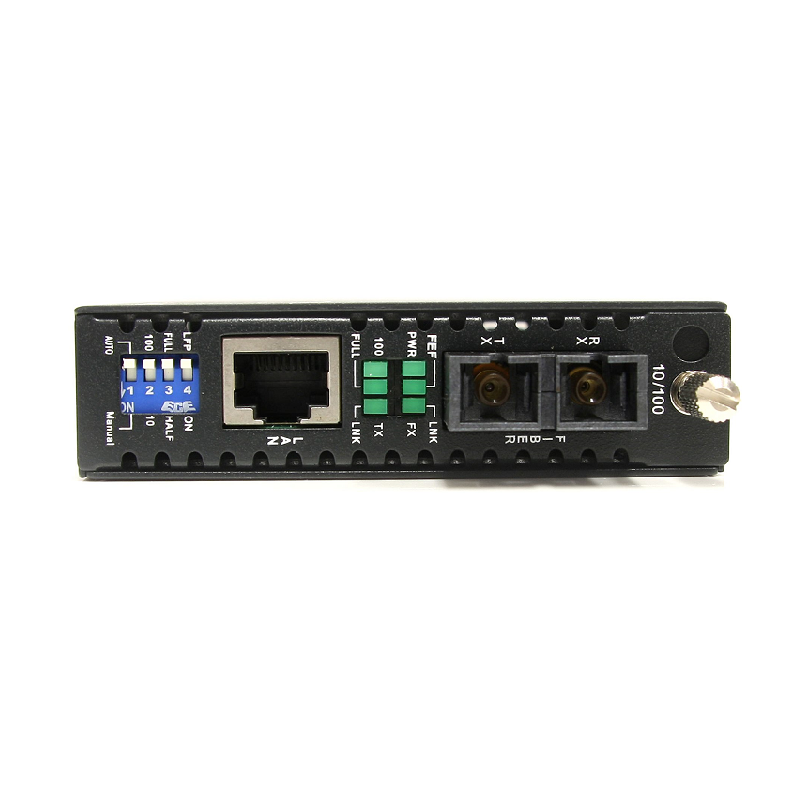 StarTech ET90110SC2 10/100 Mbps Multi Mode Fiber Media Converter SC 2 km
