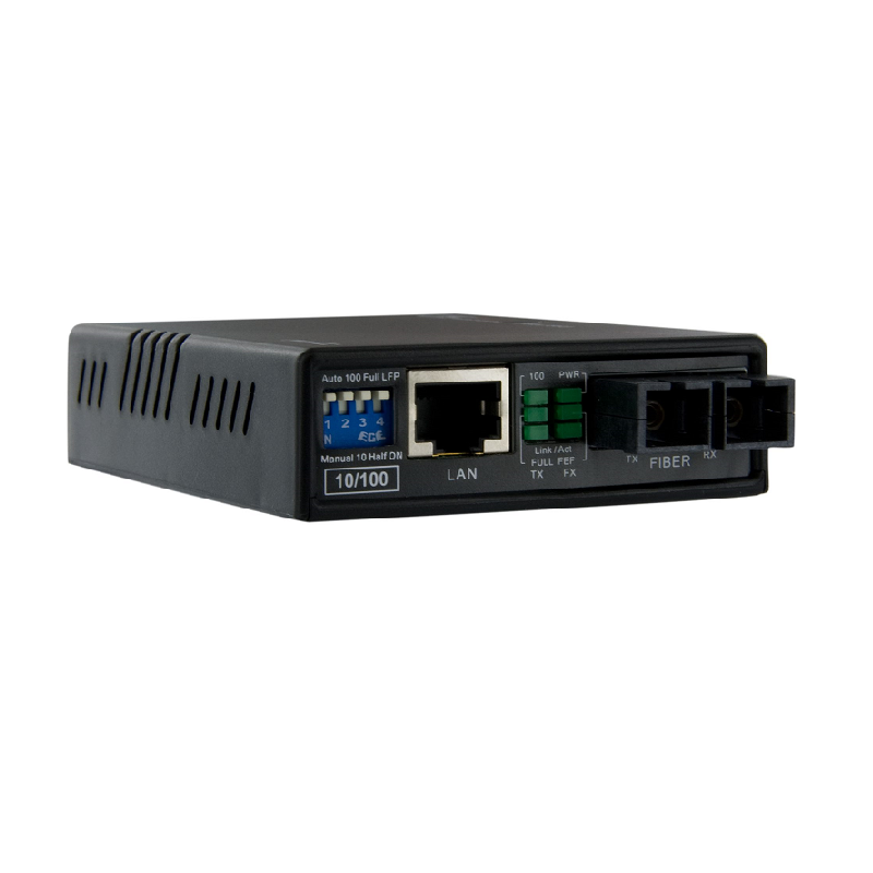 StarTech MCM110SC2GB 10/100 Ethernet to Multi Mode Fiber Media Converter SC 2 km