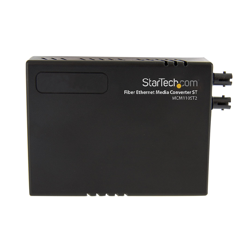 StarTech MCM110ST2GB 10/100 Multi Mode Fiber Copper Fast Ethernet Media Converter ST 2 km