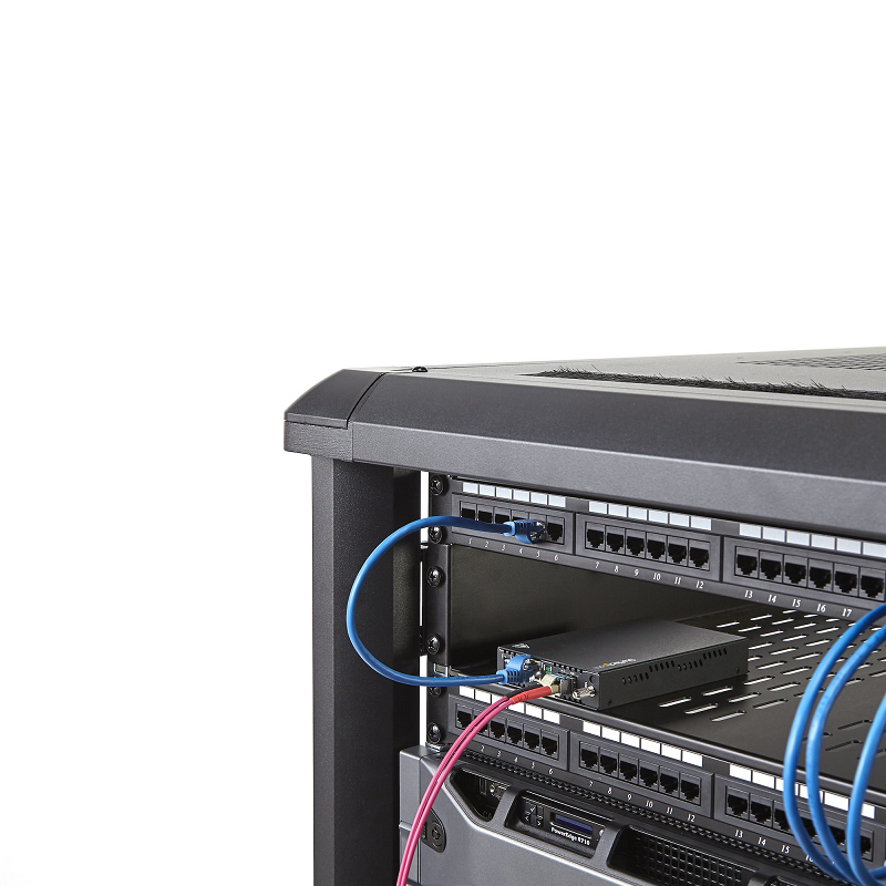 StarTech ET91000SM10 Gigabit Ethernet Copper-to-Fiber Media Converter - SM LC - 10 km