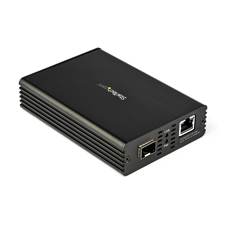 StarTech MCM10GSFP 10GbE Fiber Media Converter for 10Gbps Network 10GBASE-T