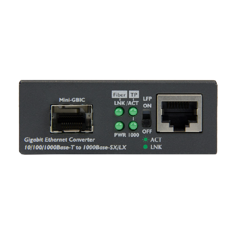 StarTech MCM1110SFP Gigabit Ethernet Fiber Media Converter with Open SFP Slot
