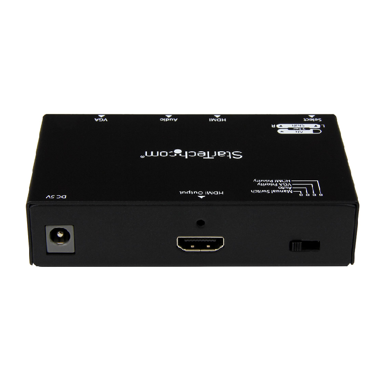 StarTech VS221VGA2HD 2x1 HDMI + VGA - HDMI Converter Switch w/Automatic&Priority Switching