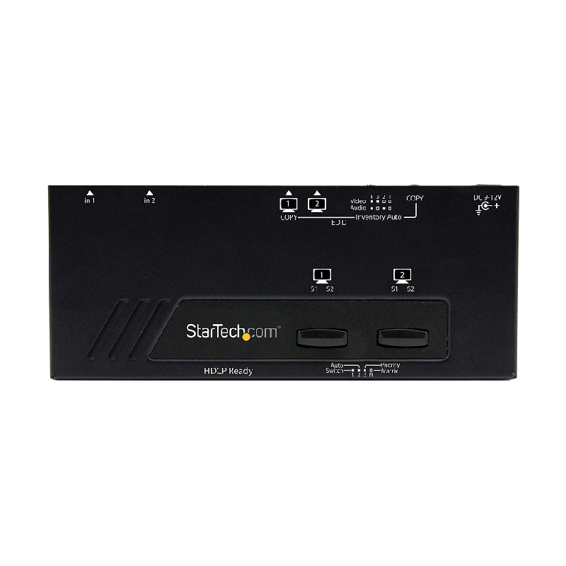 StarTech VS222HDQ 2X2 HDMI Matrix Switch w/ Automatic and Priority Switching - 1080p