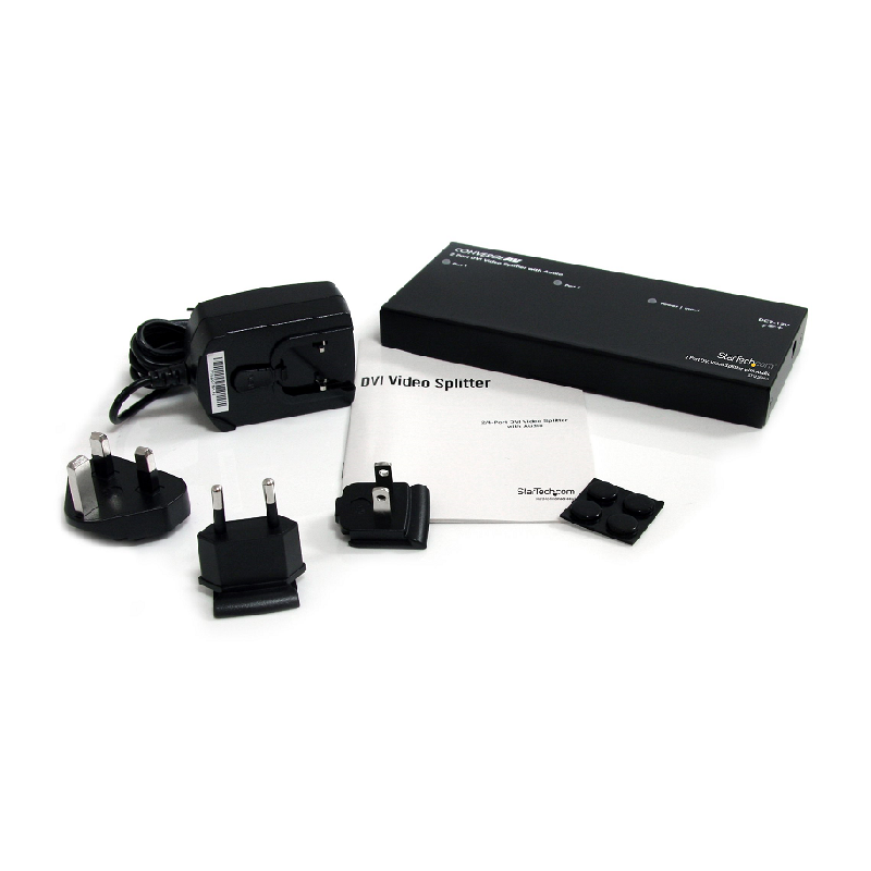 StarTech ST122DVIA 2 Port DVI Video Splitter with Audio