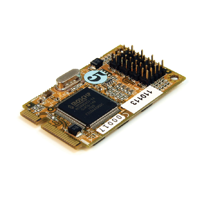StarTech MPEX4S552 4 Port RS232 Mini PCI Express Serial Card w/ 16650 UART