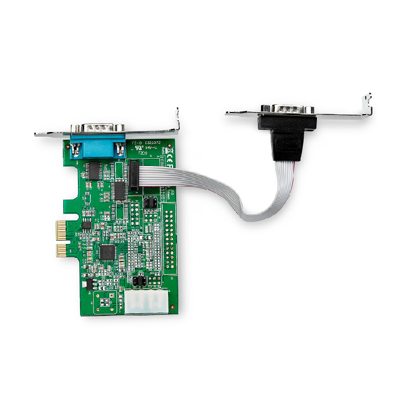 StarTech PEX2S953LP 2-port PCIe RS232 Serial Host Controller Card